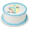 Communion Cross with Flowers PhotoCake® Edible Cake Topper Icing Image for 6 inch Round cake or larger